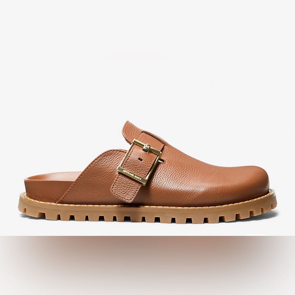 Michael Kors Easton Leather Clogs, NWT